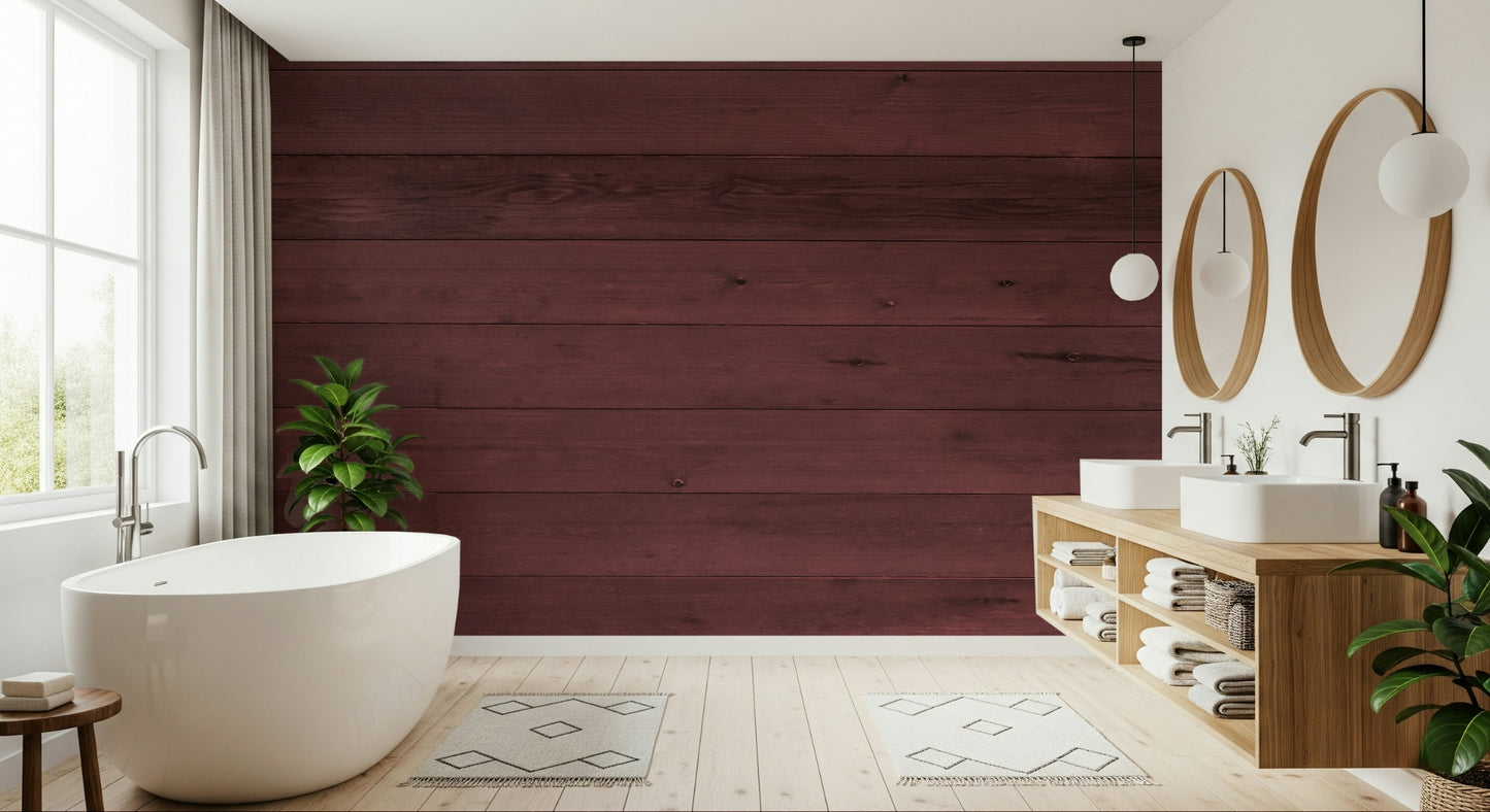 Wine-Stained Wood Wall Mural -2307978
