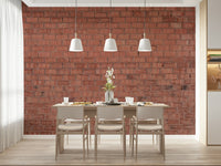 Natural earthy brick pattern with rustic charm, Worn Brick wall mural