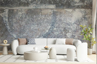 Textured frosted slate pattern in cool gray tones, wall mural