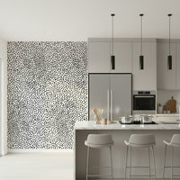 Modern dotted texture in soft pastel shades, Dotted Delight mural for bedroom