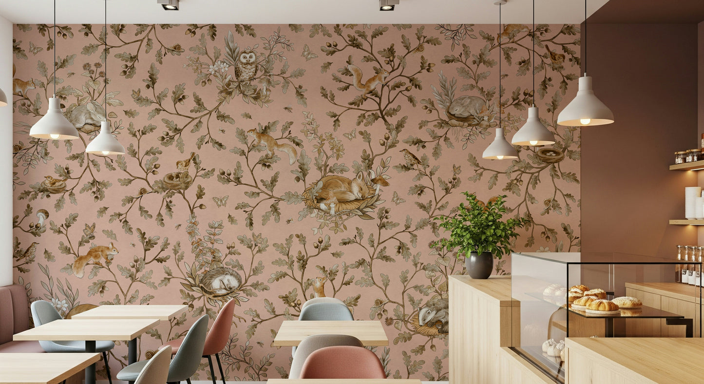 Forest Nap Wall Mural