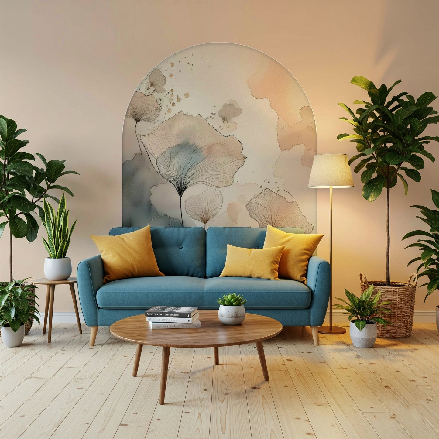 Ethereal Garden Archway Wall Mural
