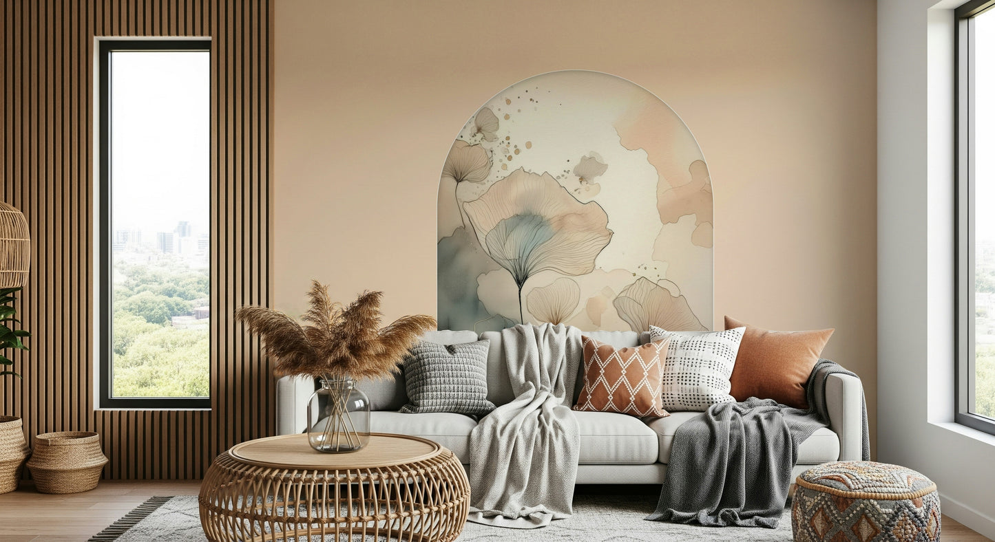 Ethereal Garden Archway Wall Mural