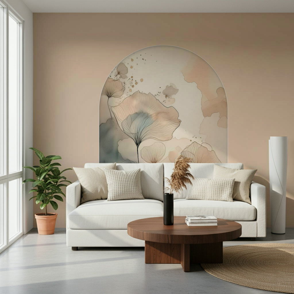 Ethereal Garden Archway Wall Mural