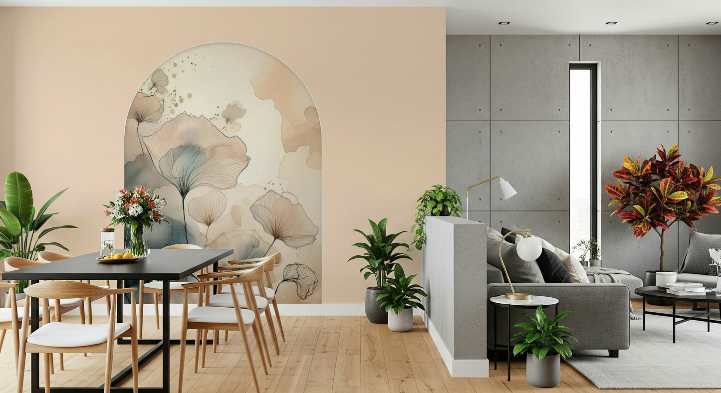 Ethereal Garden Archway Wall Mural