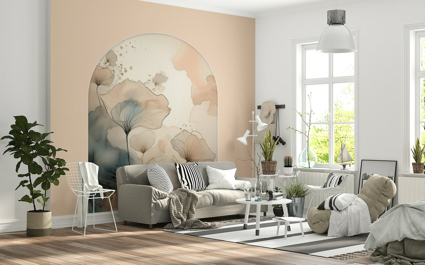 Ethereal Garden Archway Wall Mural