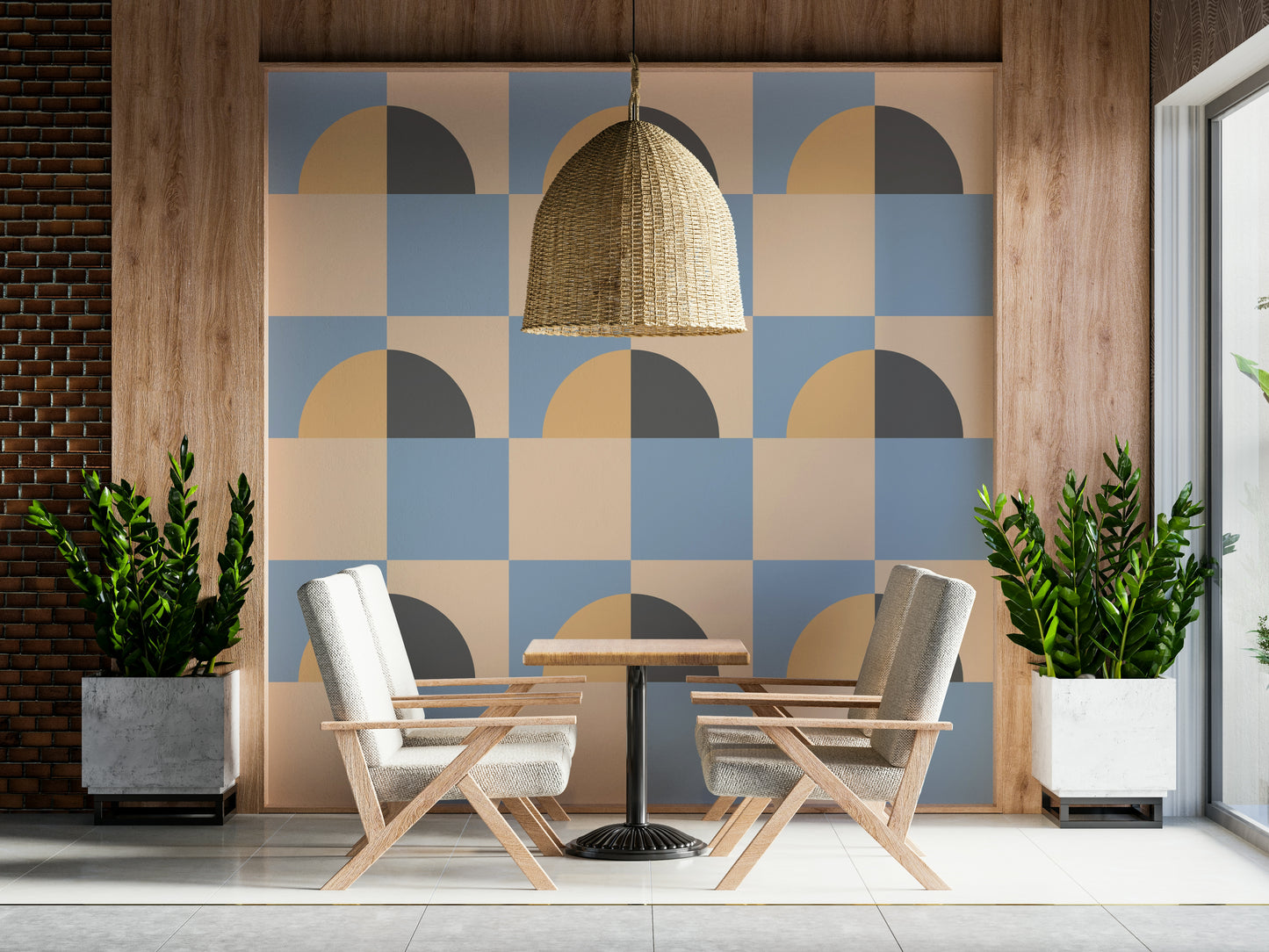 Abstract Sun and Sky Wallpaper⁠