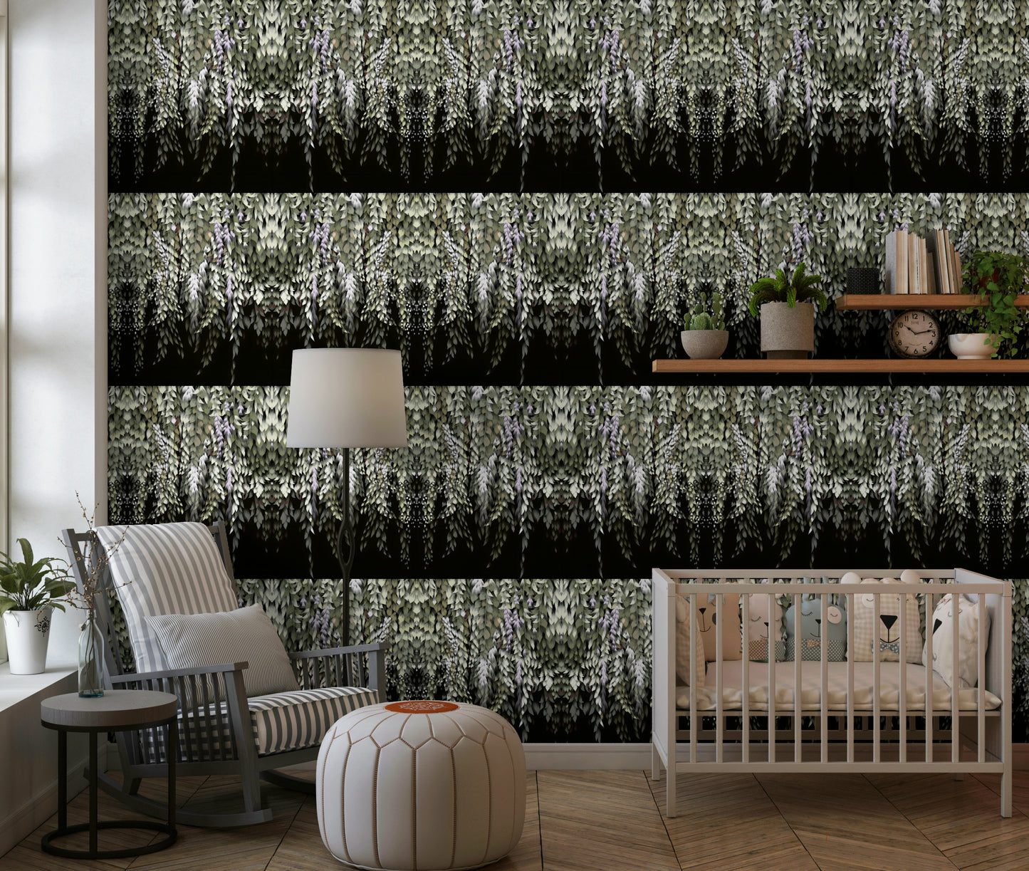 Wisteria Cascade Wallpaper⁠