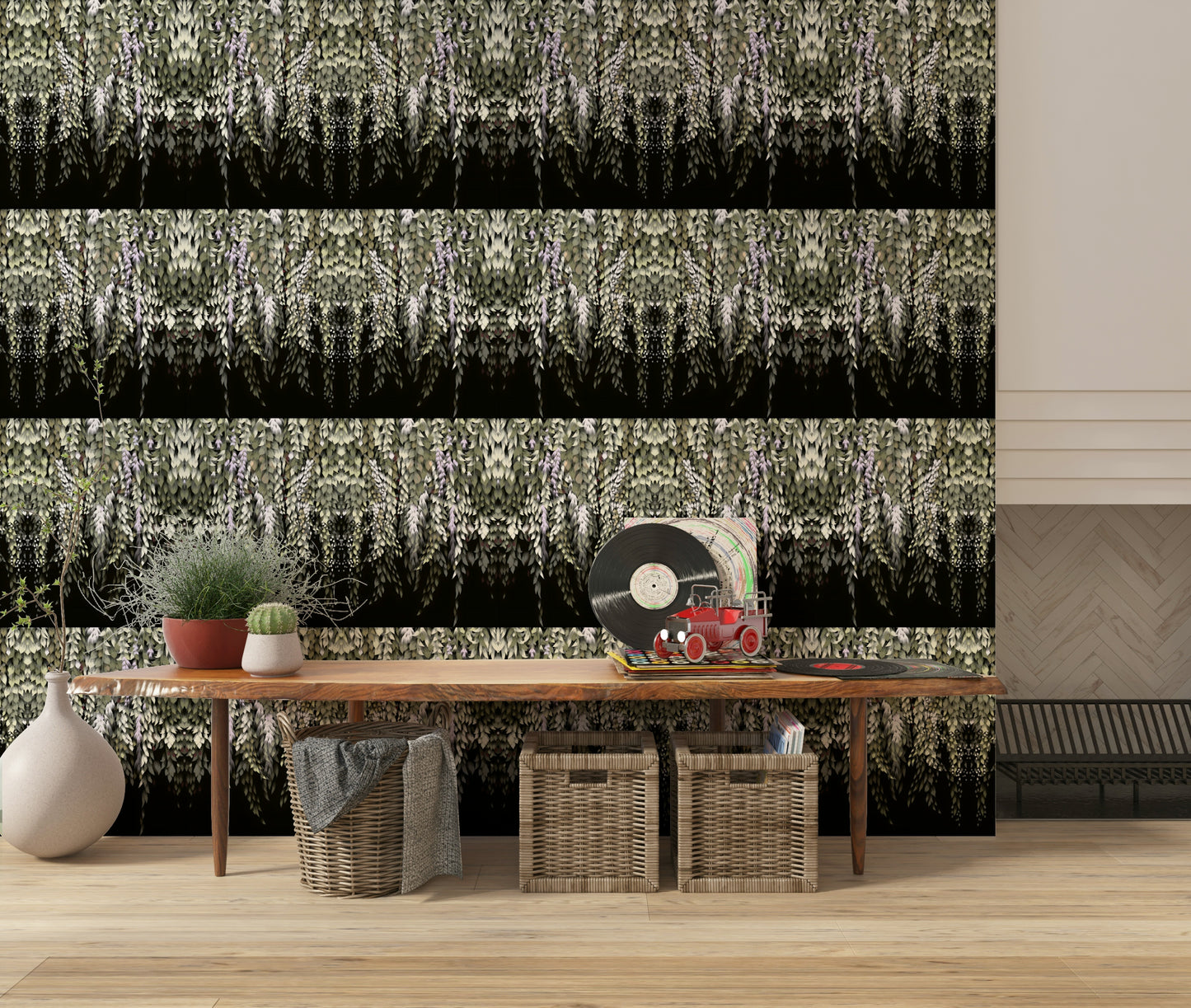 Wisteria Cascade Wallpaper⁠