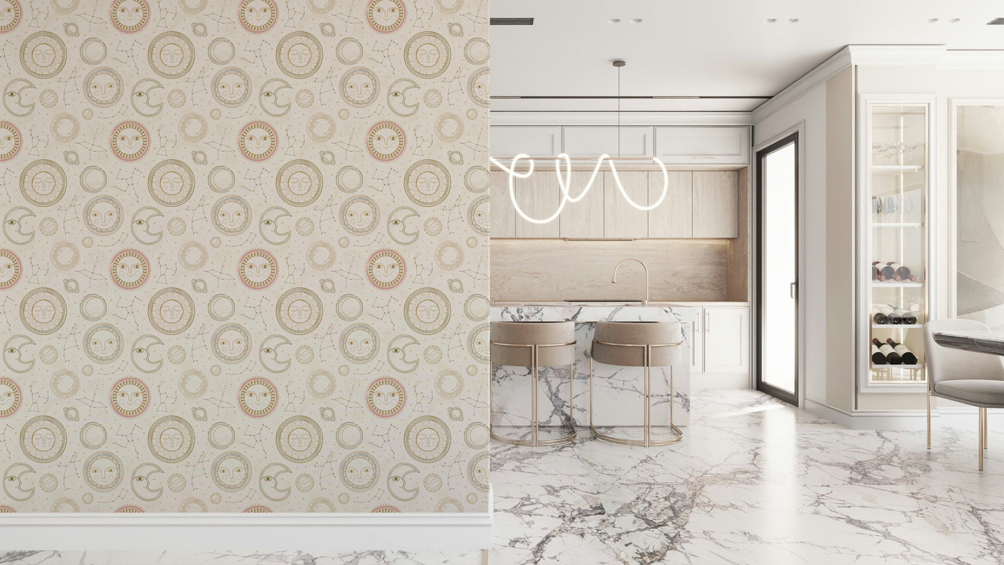 Celestial Harmony Wallpaper⁠