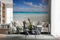Panoramic wall mural Cancun Beach tranquil sea nature backdrop