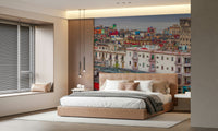 Wallpaper vintage Havana Skyline Charm urban architecture design