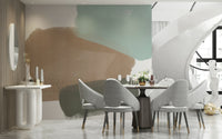Aesthetic Modern Pastel wall covering with subtle detail.