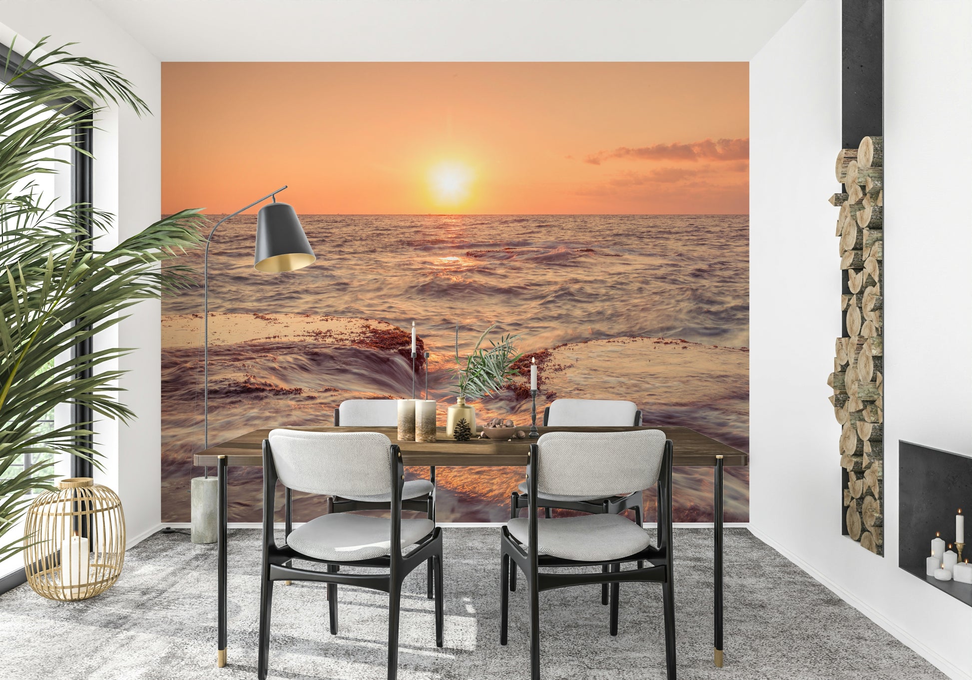 Beautiful Coastal Dawn ocean vista bringing peace to your space.