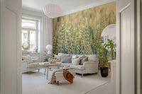 A gentle wheat field wallpaper that evokes quiet rural landscapes and warm breezes.