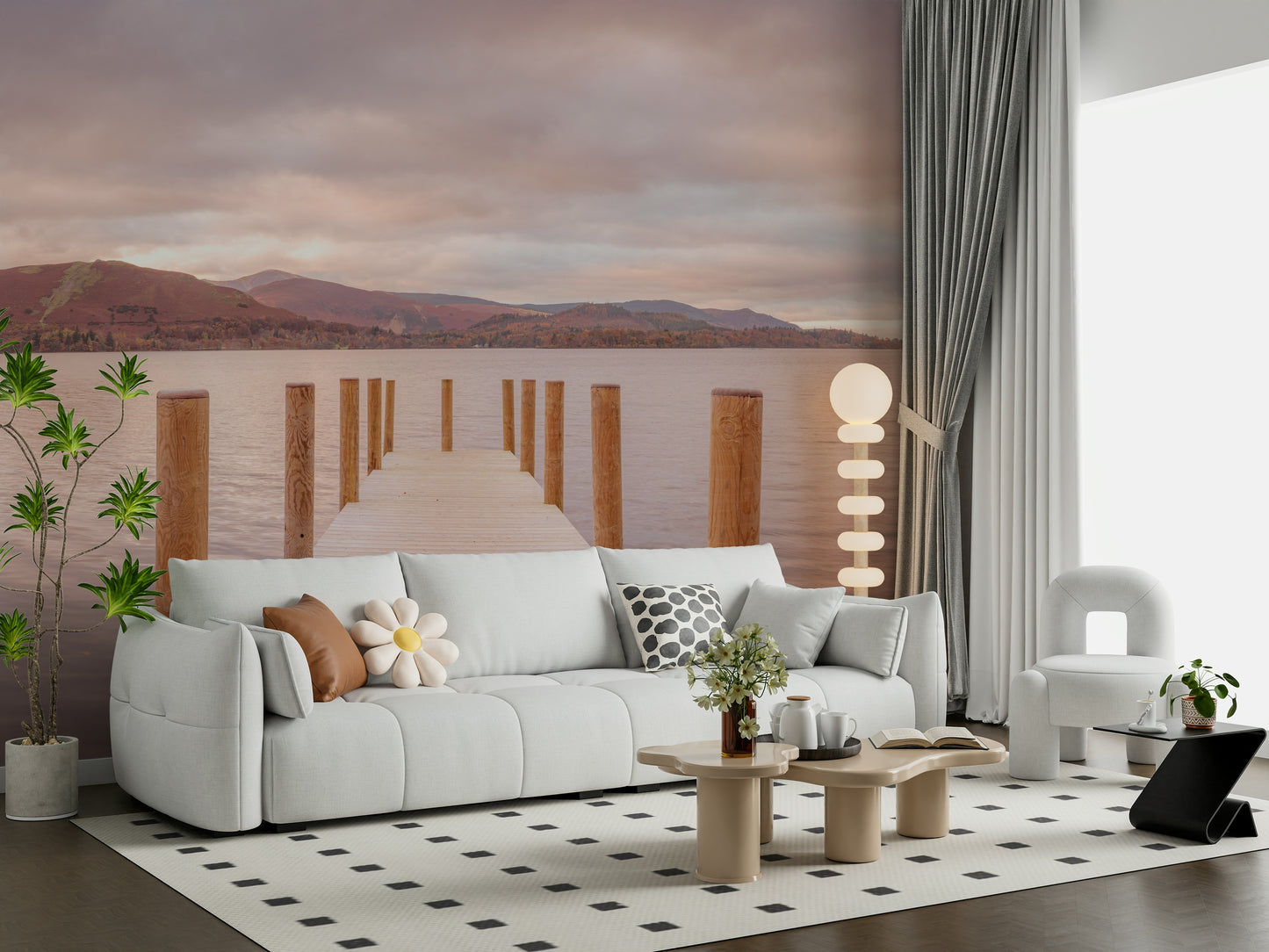 Piering into Nature's Heart Wall Mural