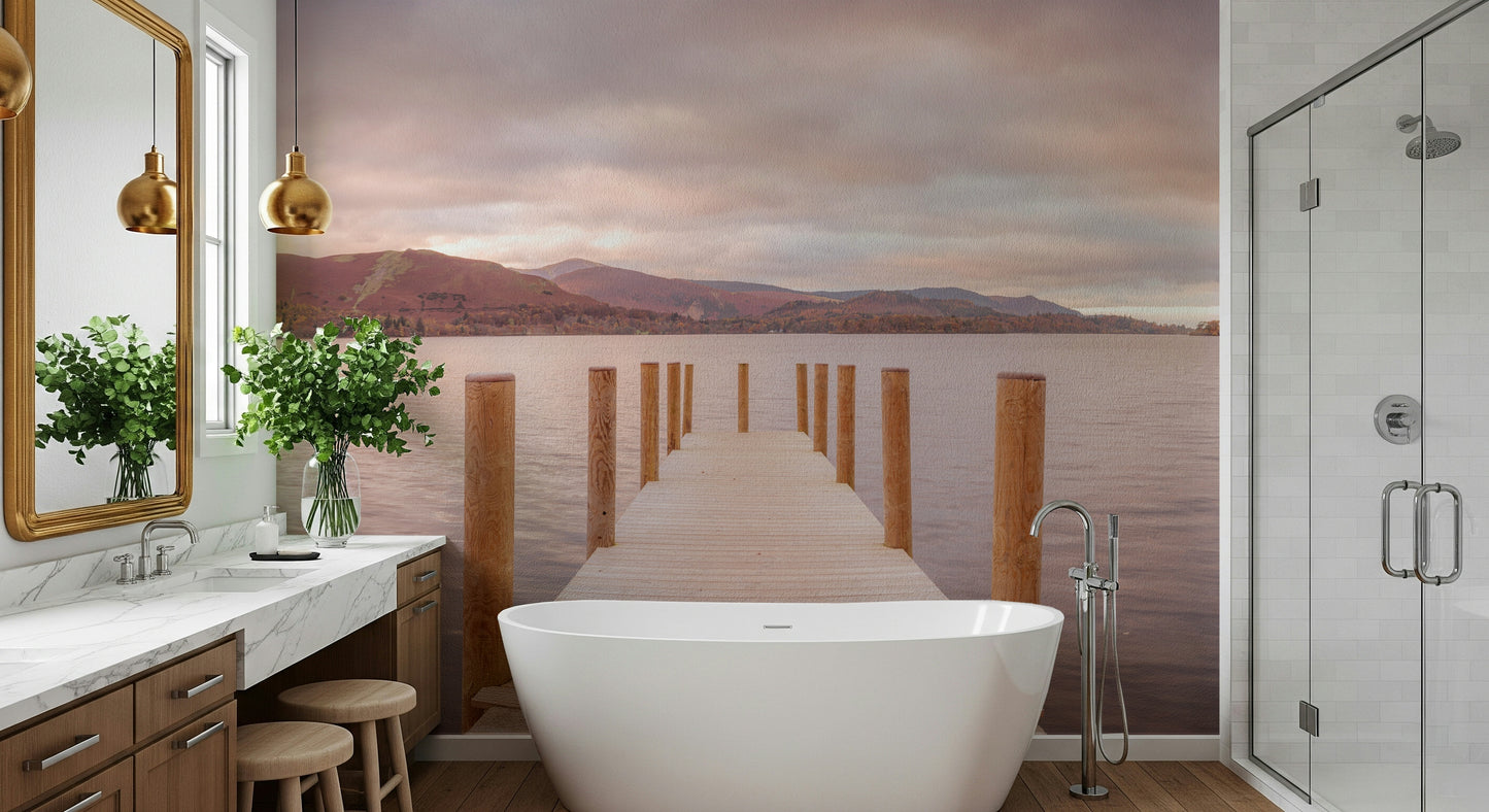 Piering into Nature's Heart Wall Mural