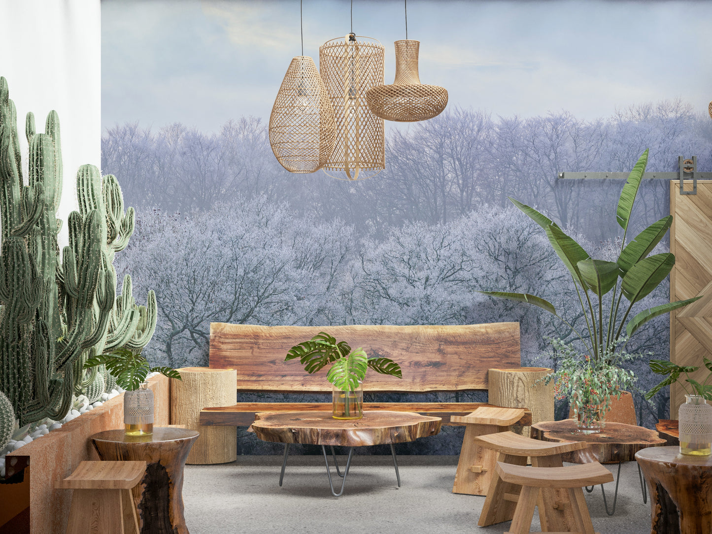 Winter's Whispers Wall Mural