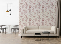 Muted leopard spots wallpaper with a delicate, contemporary finish.