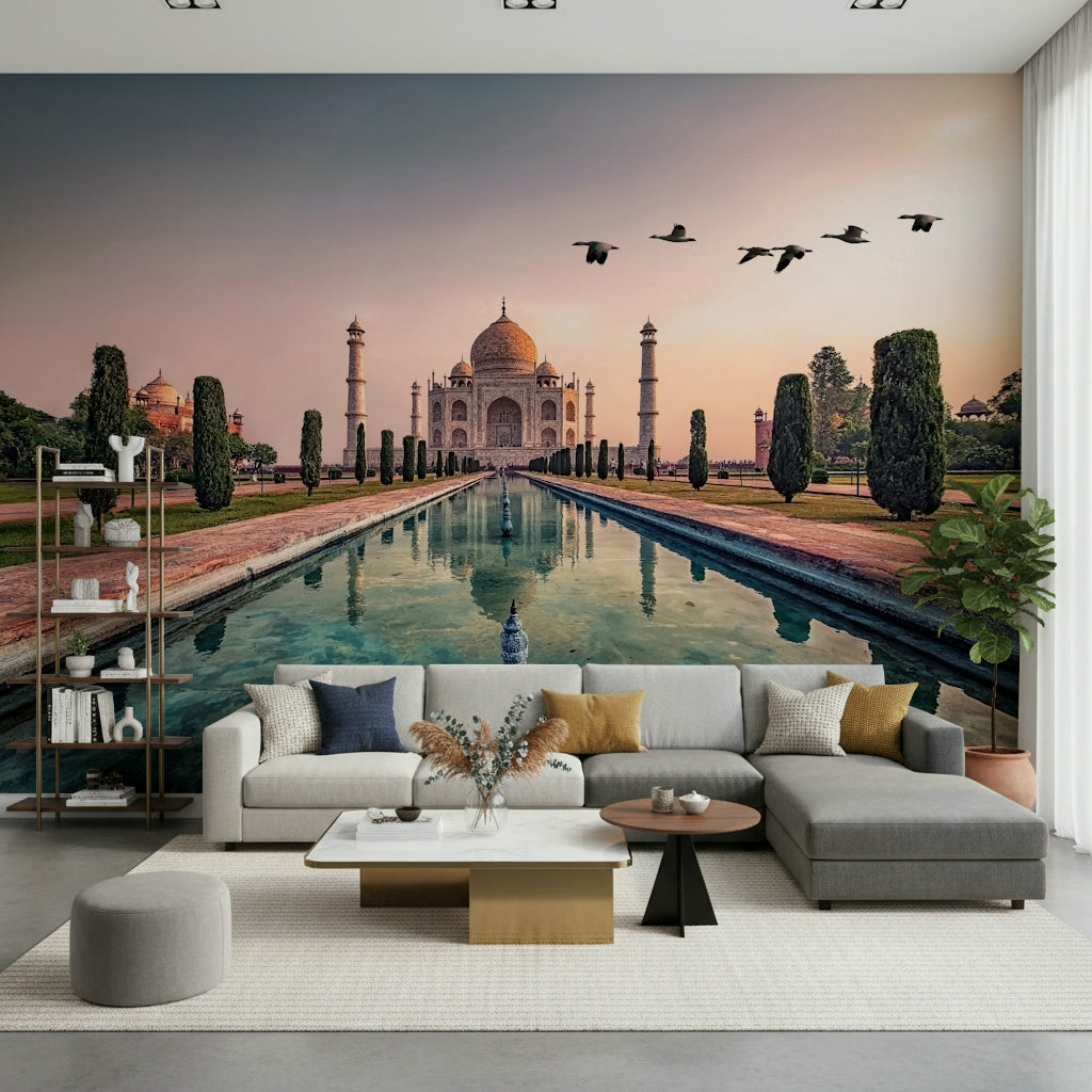 India's Taj Mahal: A Timeless Wonder Wall Mural