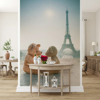 Teddy Couple Wallpaper Forever friendship captured in a memorable Paris trip.