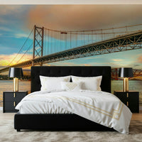 Striking Bridging Sky dramatic sky wall mural panel view