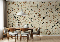 Polished Terrazzo surface mural, ideal for feature walls.