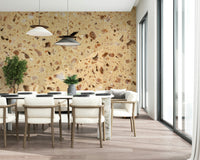 Golden Natural Surface wallpaper close-up texture detail.