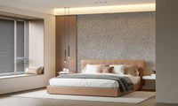Fine grain Stone Textures wall mural versatile light grey shade.