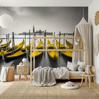 Venice in Contrast photo wallpaper, long exposure motion blur, unique decor.