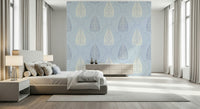 Elegant branch motif wall mural, Arbor Branch Harmony, classic decorative texture.