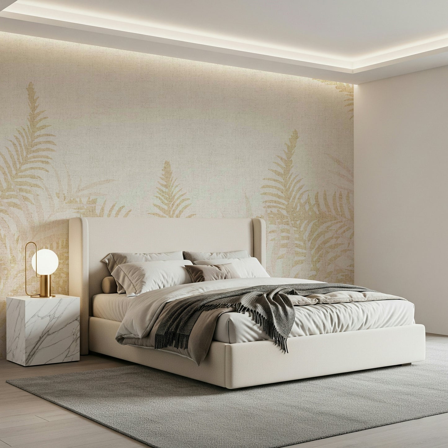 Soothing Perlish wall mural for walls, minimalist home upgrade.