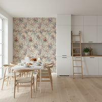 Beautiful Ribbon Rose Serenade Chinoiserie blush pink flowers.