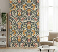 Decorative wall mural: mesmerizing Bloom Damask style, perfect for a feature wall.