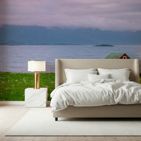 Captivating large scale scenery, Lofoten Coastal Escape, gorgeous adventure wallpaper.