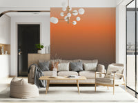 Subtle transition of color in Dusk Horizon graphic wall art.