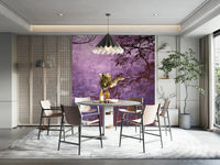 Fantasy Purple Woods decor dramatic violet texture.