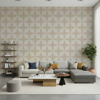 Chic Neutral Diamonds design, perfect for a subtle accent wall.
