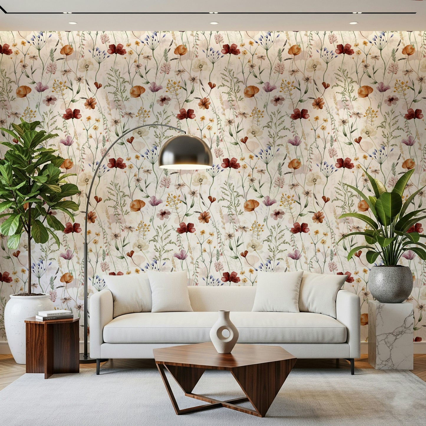 Wildflower Hues Wallpaper⁠