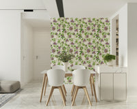 Passionflower Dream removable wallpaper for walls artwork.