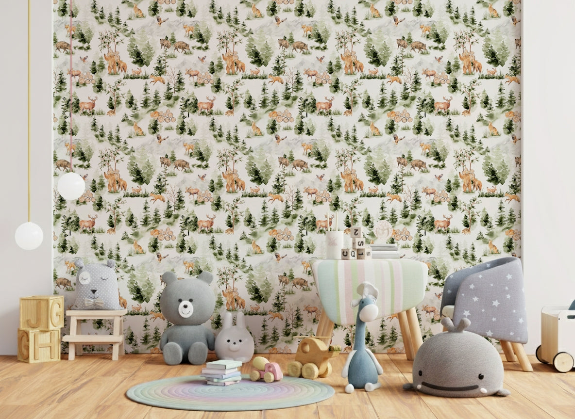 Forest Friends Wallpaper⁠