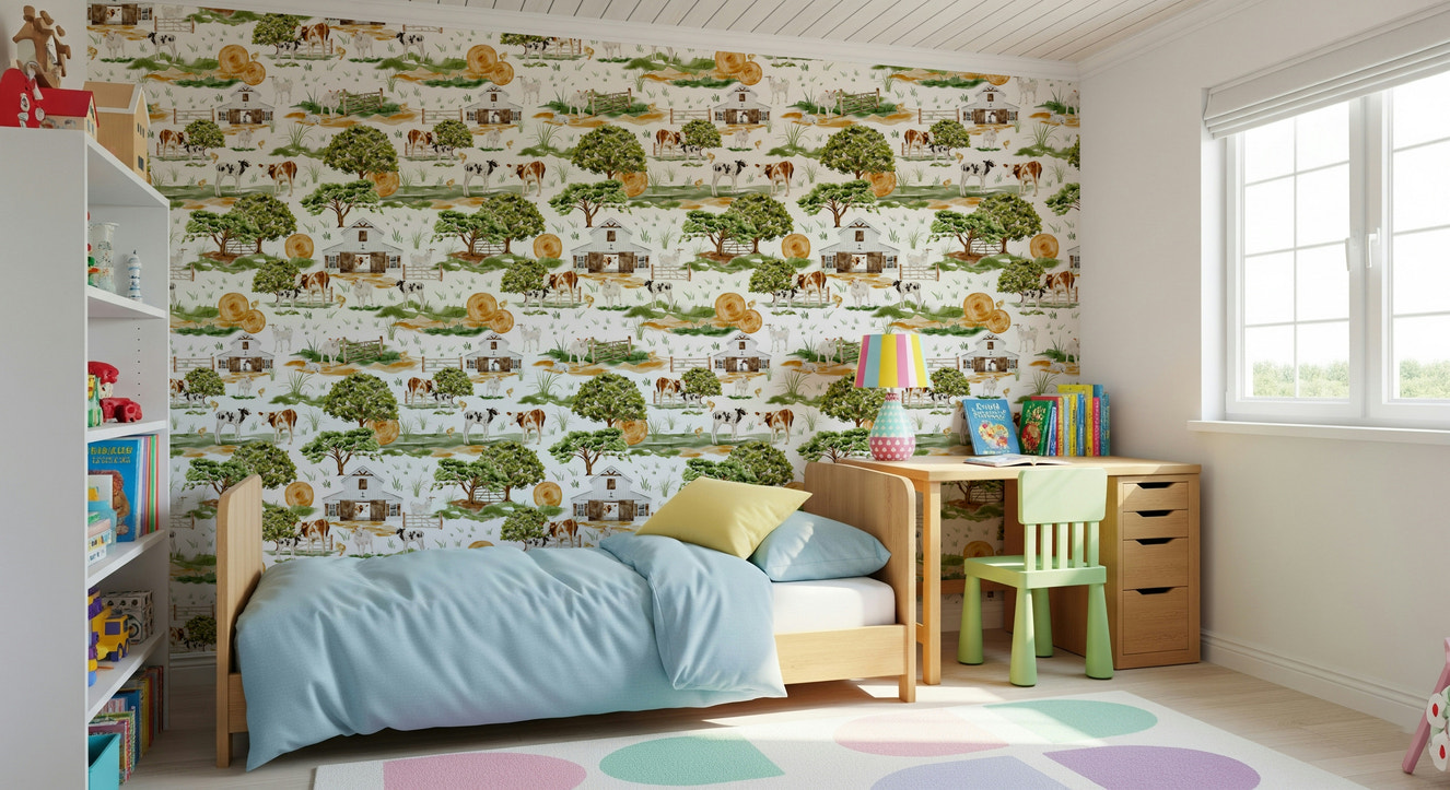 Farmhouse Charm Wallpaper⁠