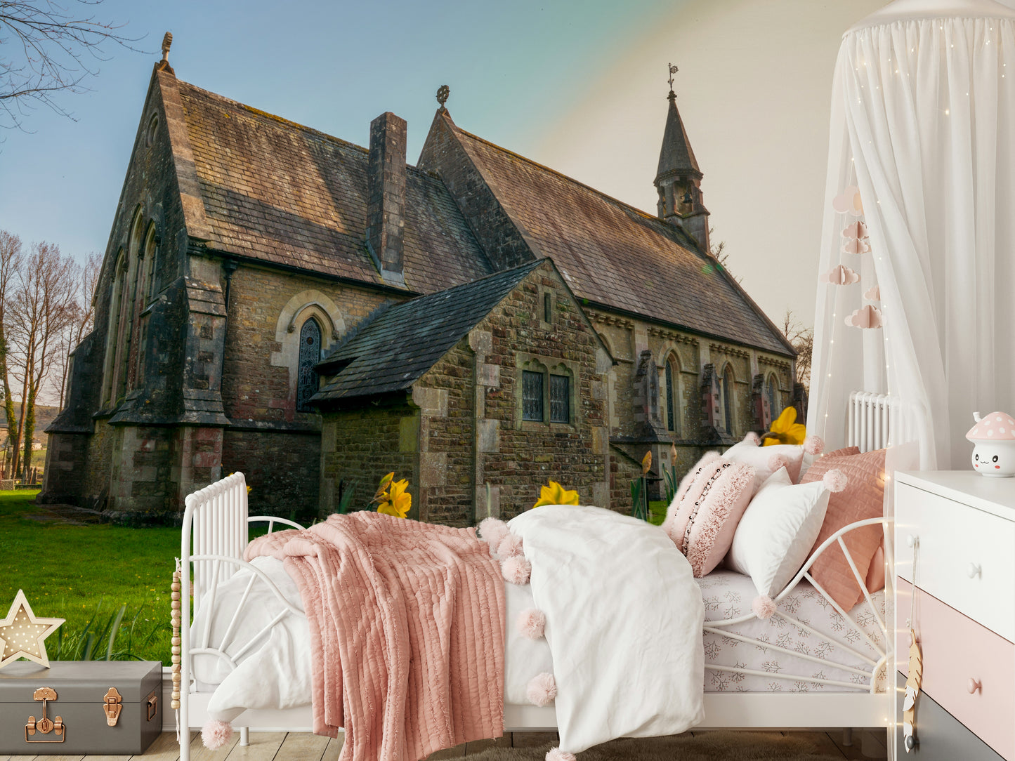 Golden Daffodils Wall Mural