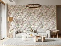 Watercolor Rose Garden wallpaper delicate floral print