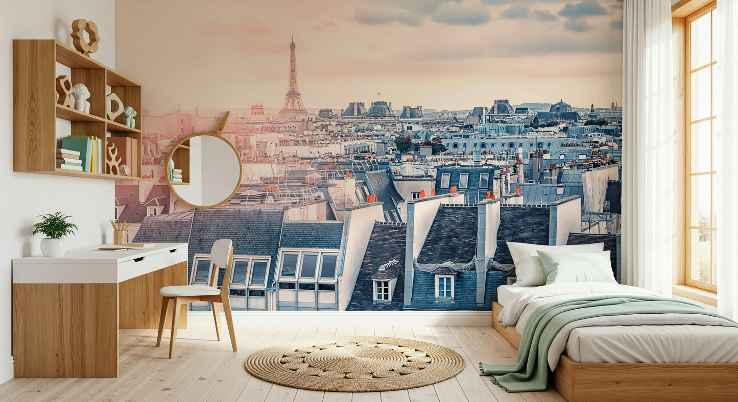 Parisian Sunrise Wall Mural