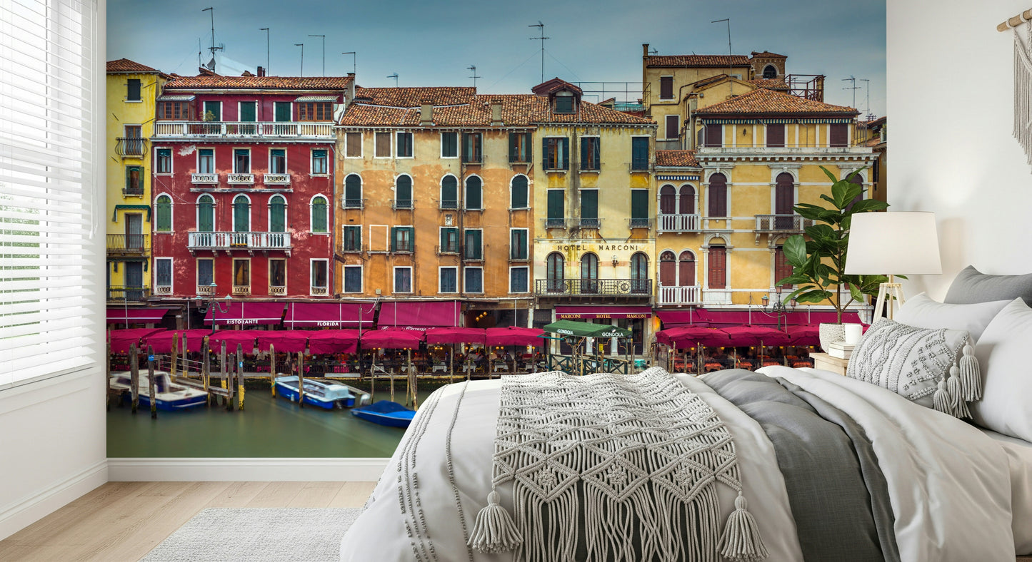 Colorful Venice Facades Wall Mural