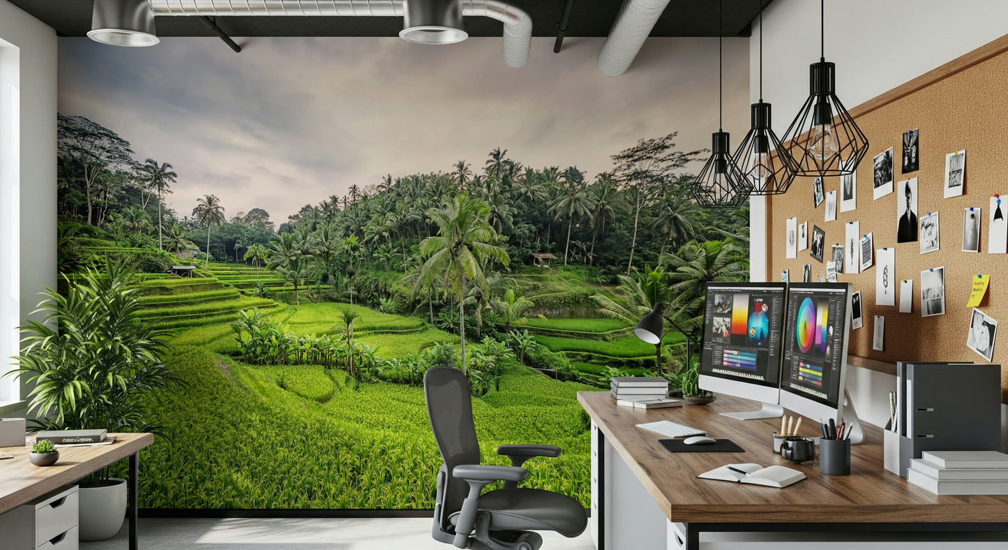 Bali Rice Terraces Wall Mural