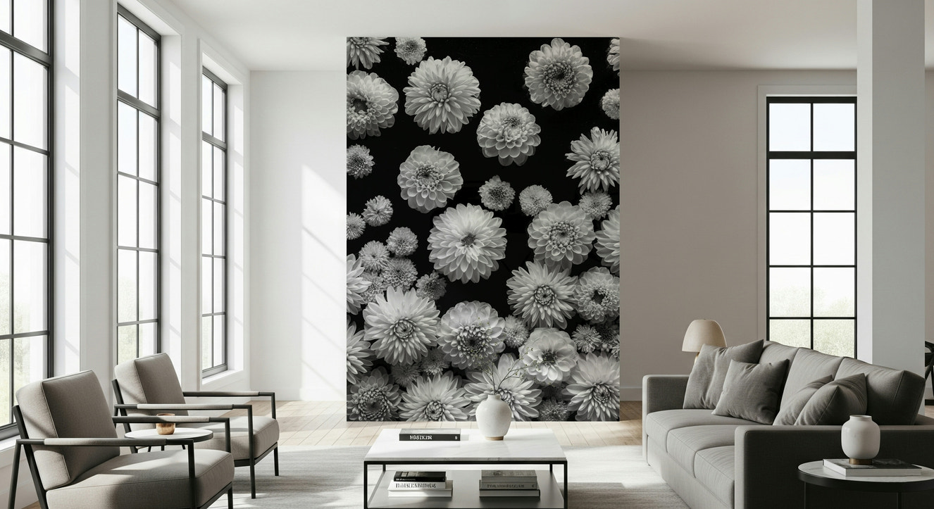Dahlia Dreamscape Wall Mural