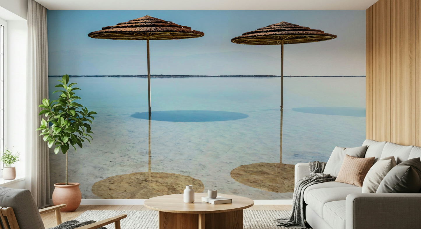 Beach Parasols Wall Mural
