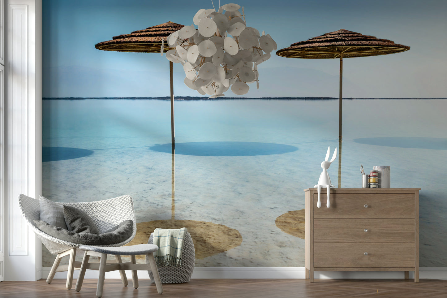 Beach Parasols Wall Mural